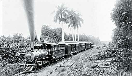 Construccion ferrocarril Atlantico