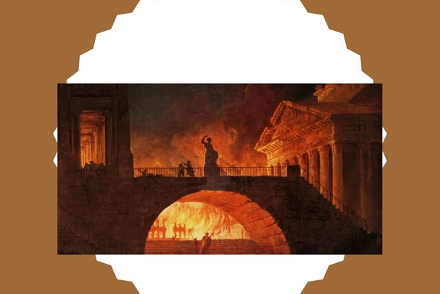 Incendio en Roma