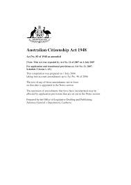 Australian Citizenship Act