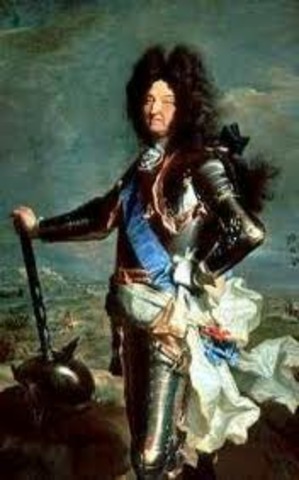 Comienzo del reinado de Luis XIV