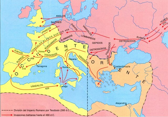 Se fractura el imperio romano