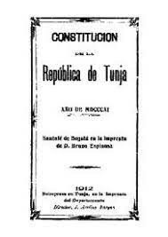 Constitución de la República de Tunja