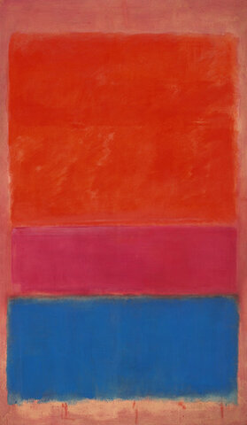 No. 1 (Royal Red and Blue) (Painting)