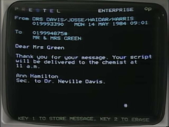 The invention of the Email