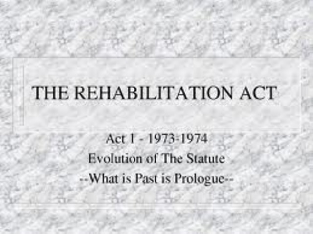 The Rehabilitation Act