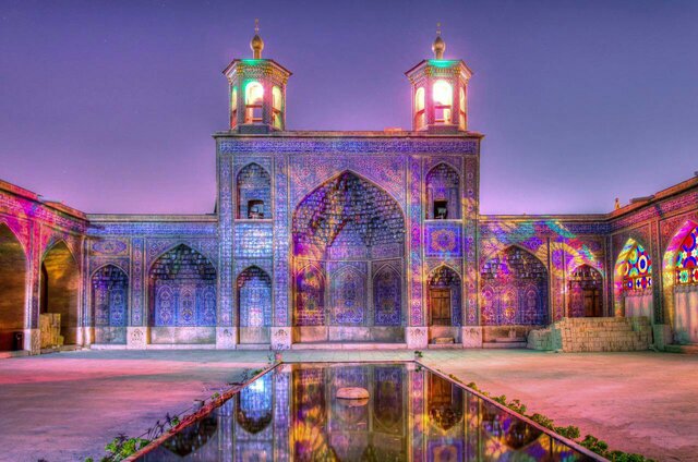 Nasir-ol-Molk Mosque in Shiraz, Iran