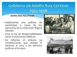 Gobierno de Adolfo Ruiz Cortines (1952-1958)