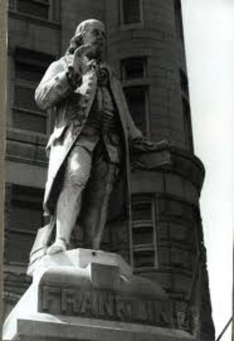 Benjamin Franklin helps to establish the first "English Academy" in Philadelphia with a curriculum that is both classical and modern.