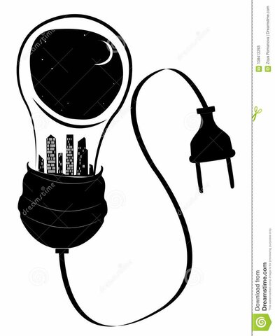 Invención de la luz eléctrica.