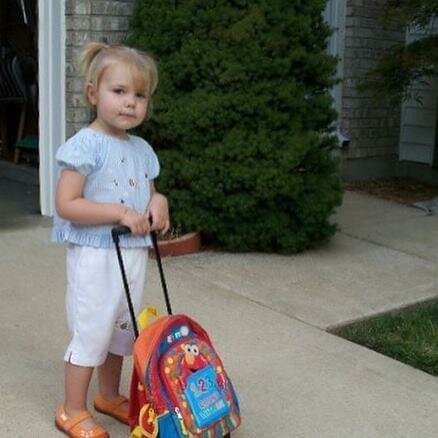 Going to school in the USA (2 years old)