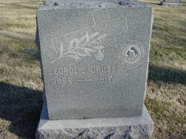 Death of GRUSS George S.