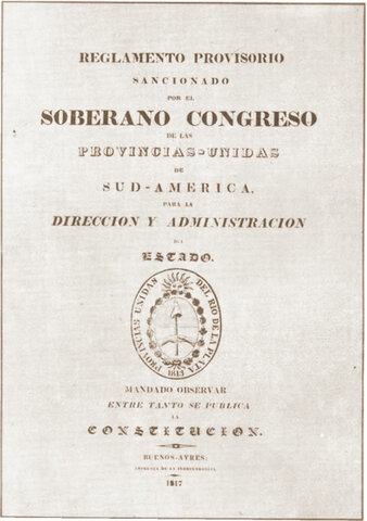 Reglamento provisorio.