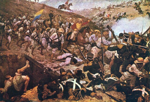 Batalla en Nueva Granada.