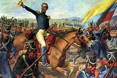 Batalla en Pichincha.