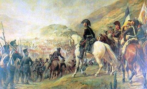 Batalla en la cuesta de Chacabuco.