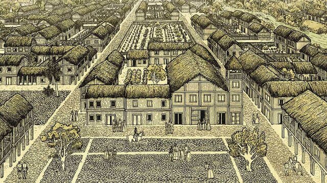 Fundación de el primer pueblo en AMerica