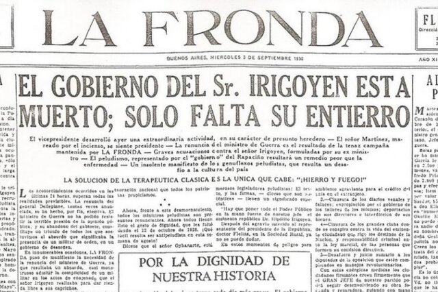 Primer golpe de Estado