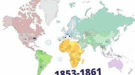 Timeline: los tratados y conflictos armados que ocurren entre 1853 y 1861.