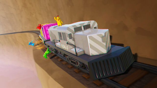 Gang Beasts Train Update