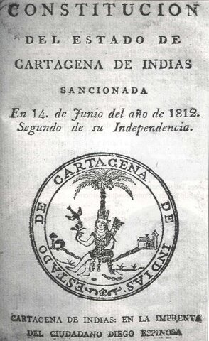 LA CONSTITUCION POLITICA DEL ESTADO DE CARTAGENA DE INDIAS