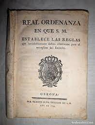 Ordenanza Real de Intendentes y de la provincia de España