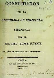 CONSTITUCION DE LA REPUBLICA DE COLOMBIA