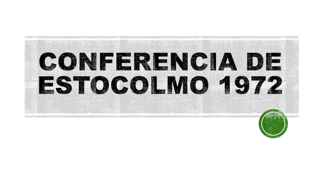 Conferencia de Estocolmo
