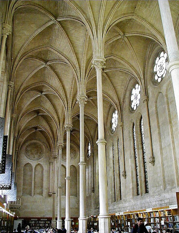 Refectorio del monasterio Priorato Saint-Martin-des-Champs.