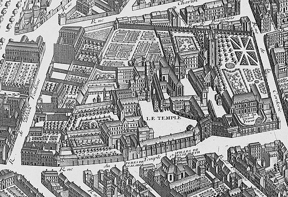 Torre del Temple. (Fortaleza en París). (Distrt. III Y IV).