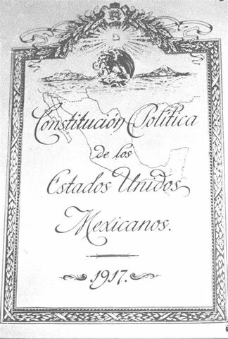 MÉXICO CONSTITUCION DE 1917