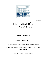 DECLARACIÓN  DE  MÓNACO.