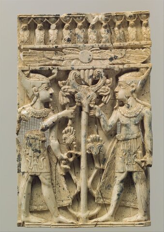 The Phoenicians settled on the Mediterranean sea.