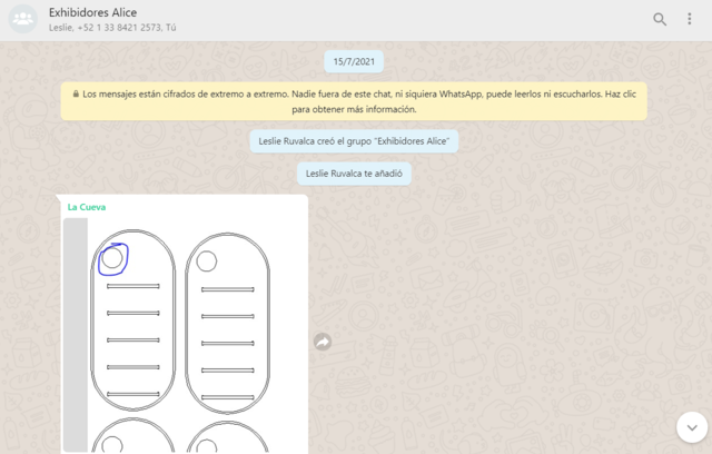 Creación de grupo de whats con el proveedor