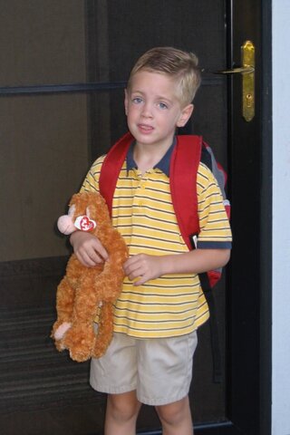 Brody's First Day of Preschool