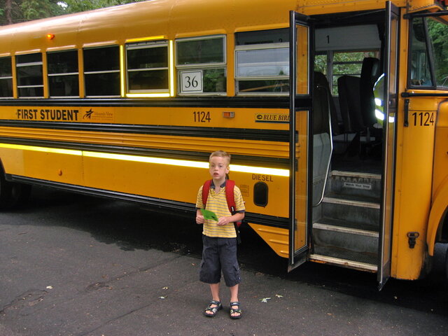 Brody's First Day of Kindergarten