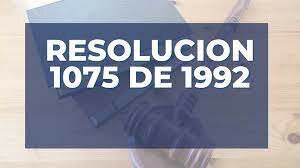RESOLUCIÓN 1075