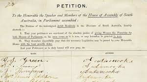 Women's Suffrage Petition
