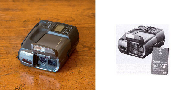 Camara con tarjeta de memoria con energía "Fuji DS-200F"