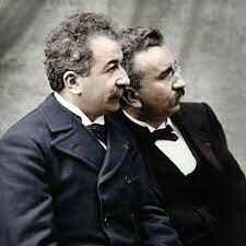 Primera placa a colores de los Lumiére