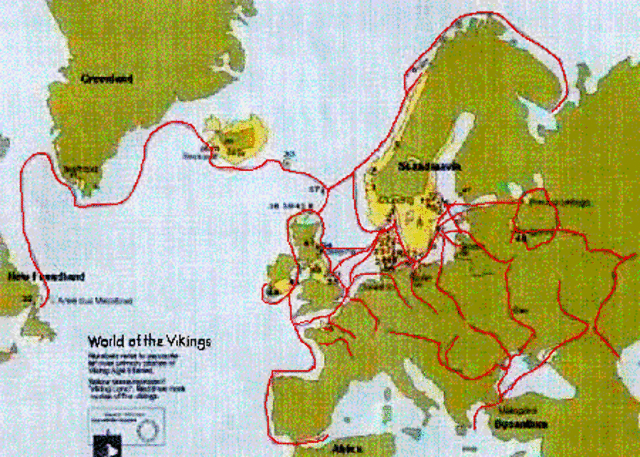 Vikings discover the New World