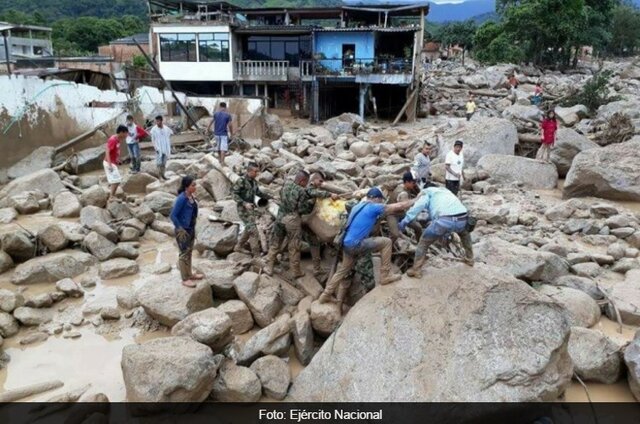 PRESTAMOS ATENCIÓN PSICOLÓGICA Y MÉDICA A LAS VÍCTIMAS DE LA AVALANCHA EN MOCOA, COLOMBIA
