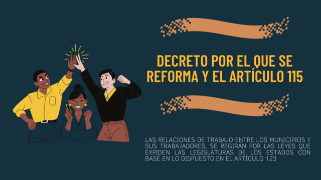 Decreto por el que se reforma el artículo 115.