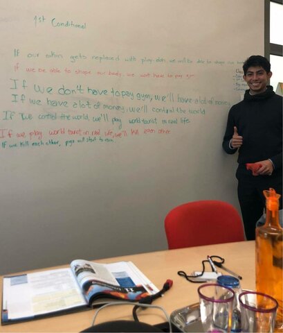 Primera vez dando clases de inglés