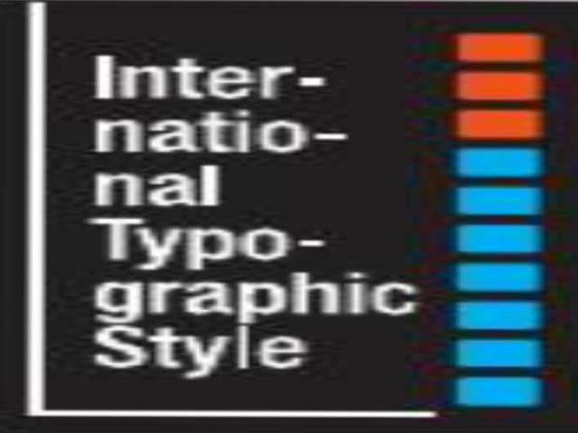 estilo tipográfico internacional