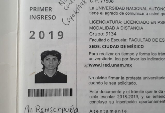 Comienzo mi carrera de Psicología en la UNAM