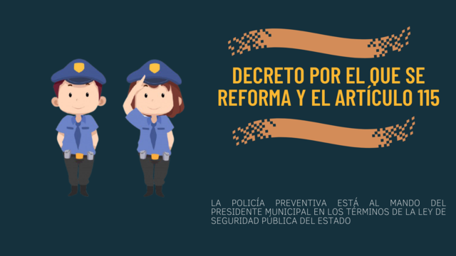 Decreto por el que se reforma el artículo 115.
