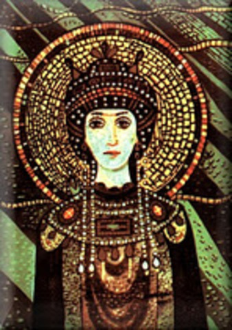 Empress Theodora dies