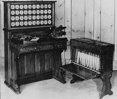 Máquina tabuladora eléctrica de Hollerith