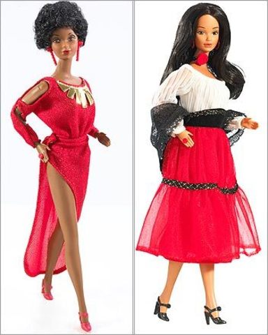 The first African-American and Hispanic dolls