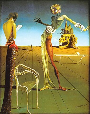 Woman With The Head Of Roses (Painting)